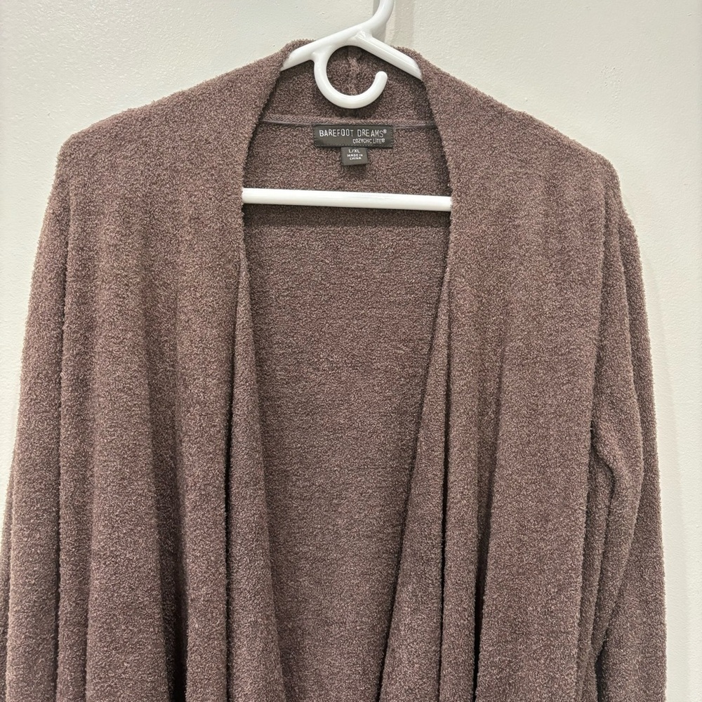 Barefoot Dreams Cozychic Lite Open Cardigan Women’s Size Large/ XL - Picture 3 of 11